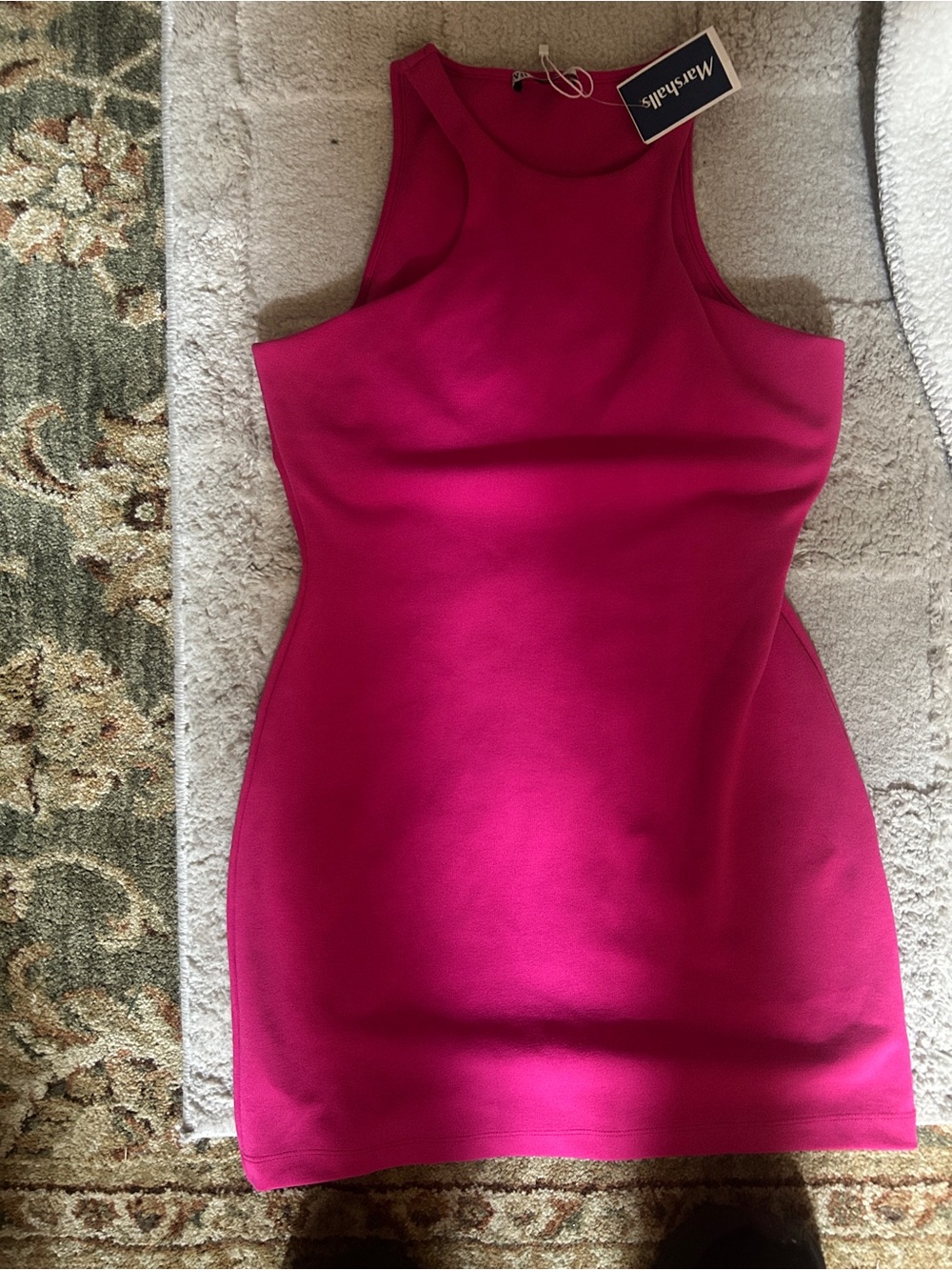 Zara Fuchsia Bodycon Tank Dress